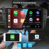 Android 11  9-инчово авторадио за Seat Ibiza 2009-2013 GPS навигация Carplay Автомобилен DVR, снимка 2 - Аксесоари и консумативи - 45255770