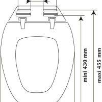 Allibert Тоалетна седалка черна, снимка 3 - Други - 45170495