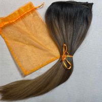 Три двойни реда естествена коса (клас Делукс JSP)| 48 см / 146 грама, снимка 4 - Аксесоари за коса - 45470975
