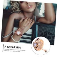 fashion 3v1 дамски часовник гривна и пръстен HOT SALE, снимка 9 - Дамски - 45759849