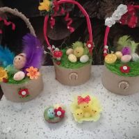 Великденски кошнички, снимка 1 - Декорация за дома - 45113405