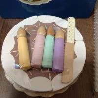 Дървена детска торта със свещички за рожден ден, снимка 5 - Образователни игри - 45159652
