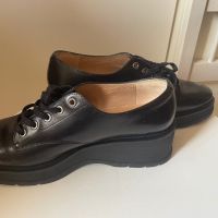 Черни кожени обувки 41 номер, снимка 3 - Дамски ежедневни обувки - 45303767