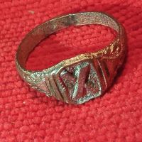 Старинен пръстен сачан над стогодишен - 59921, снимка 6 - Антикварни и старинни предмети - 29013529