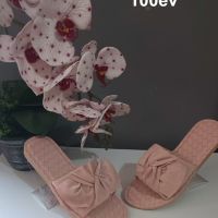 Дамски чехли от Еко кожа с панделка от 36 до 41 номер - 3 цвята, снимка 3 - Чехли - 45496210