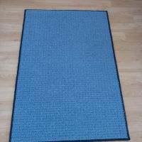 Мини килим в синьо, снимка 2 - Килими - 45429250