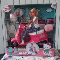 Кукла със скутер и каска Simba Hello Kitty Steffi Love Scooter, снимка 1 - Кукли - 45094063