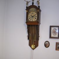 Голям стар стенен часовник- перфектен, снимка 9 - Антикварни и старинни предмети - 45570066
