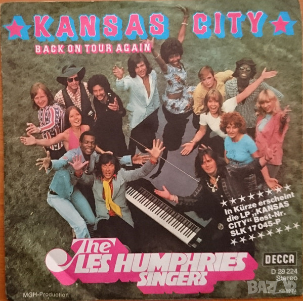 Грамофонни плочи The Les Humphries Singers – Kansas City 7" сингъл, снимка 1