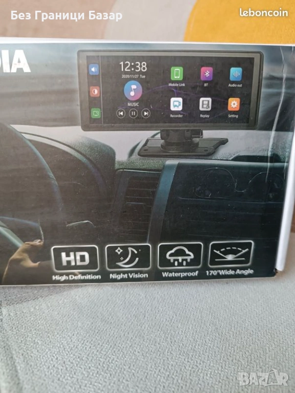 Нов Автомобилен мултимедиен плеър Android Auto Bluetooth DVR 1080P , снимка 1