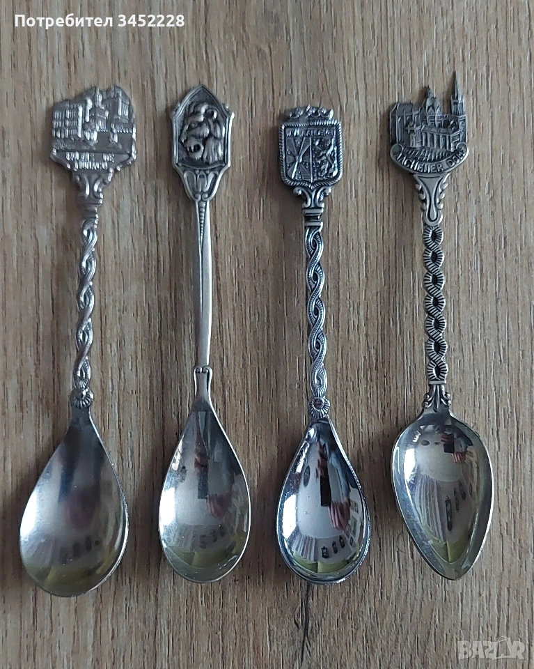 лъжички за колекционери 4 броя , снимка 1