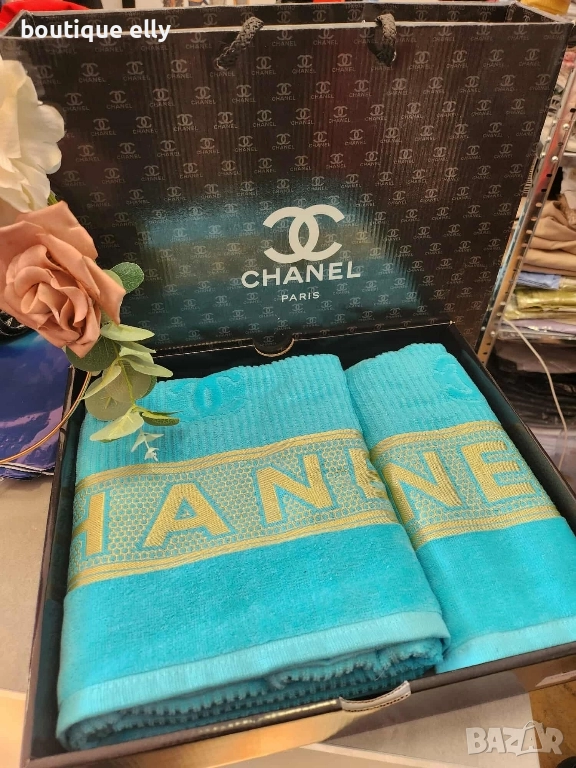 два броя хавлии светло сини и тъмно, снимка 1