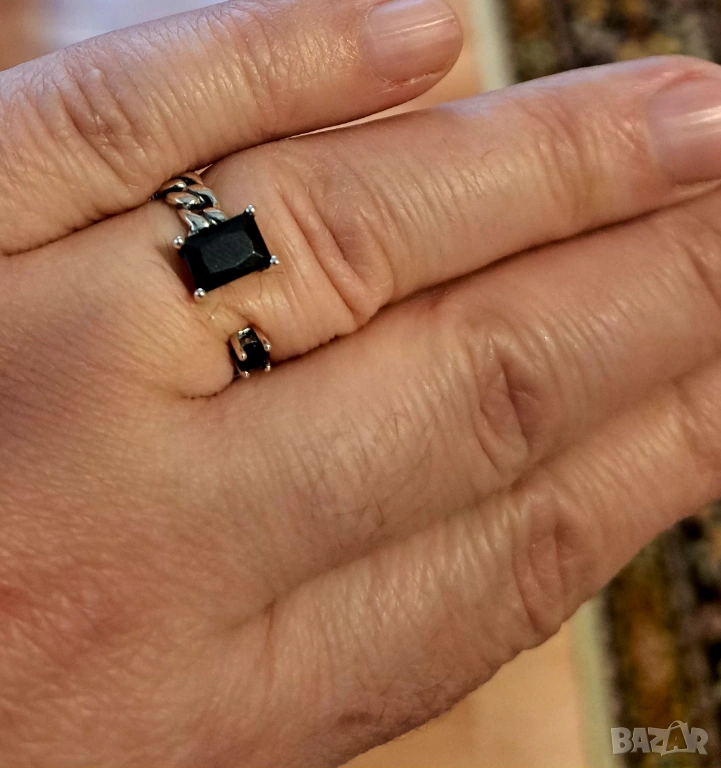 Нов сребърен пръстен, снимка 1