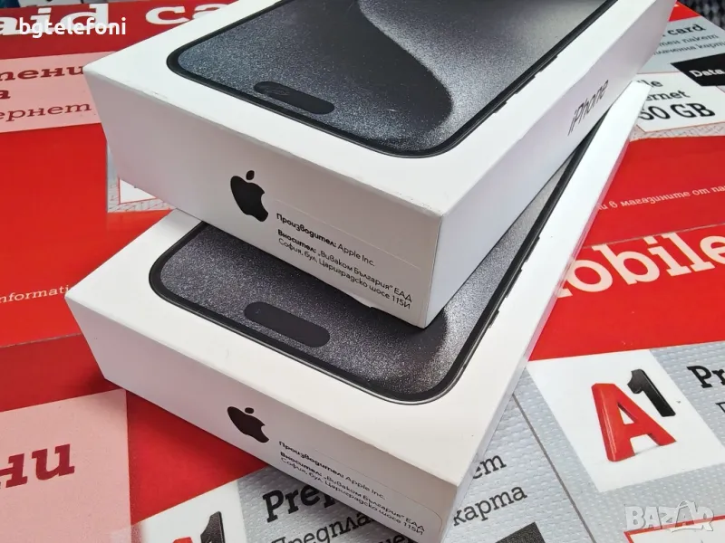 iPhone 15 Pro Max 256GB , чисто нови ,запечатани,черни, снимка 1