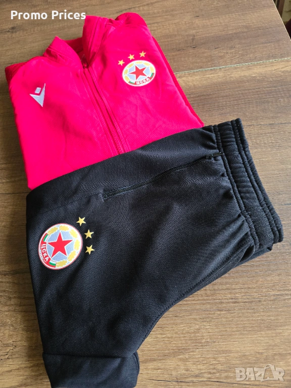Promo CSKA Официален анцуг ЦСКА - червено и черно M, снимка 1