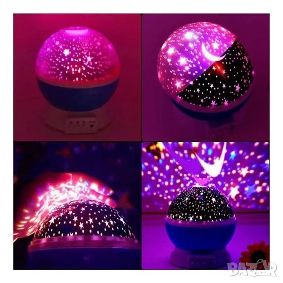 Нощна лампа детски планетариум, снимка 1