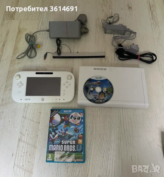 Nintendo WII U + New Super Mario Bros U + Monster Hunter, снимка 1