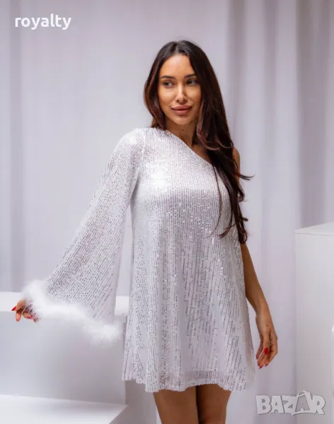 Бяла дамска рокля , снимка 1