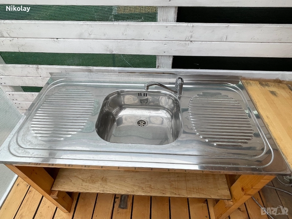 Кухненска мивка на фирма Хром, снимка 1