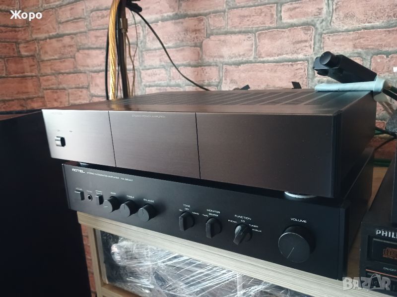 ⏯️Клип. ROTEL RB-960BX dual mono 2x4transistored power amp крайно стъпало, снимка 1