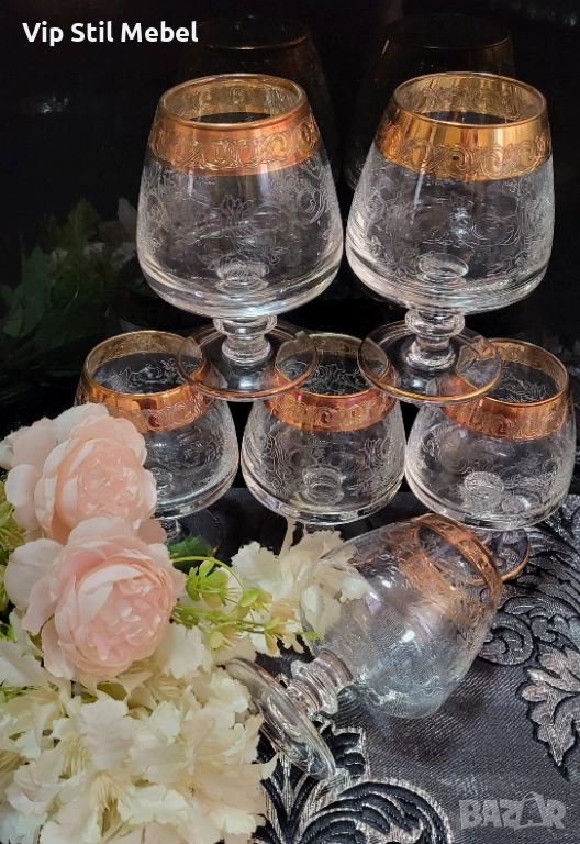 Италиански чаши за алкохол Murano Medichi , снимка 1