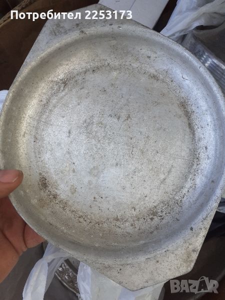 Стара алуминиева чиния, снимка 1