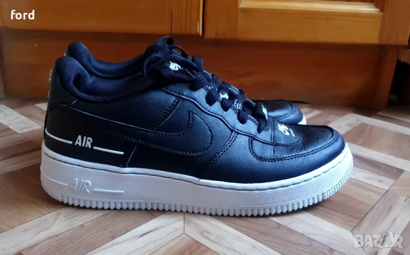 Дамски кожени кецове NIKE AIR BLACK , снимка 1