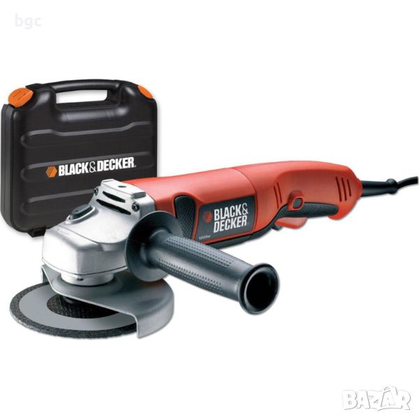 ЧИСТО НОВ Ъглошлайф Black&Decker, 1200 W, 125 мм, 11000 об/мин, 230V - 24 МЕСЕЦА ГАРАНЦИЯ, снимка 1