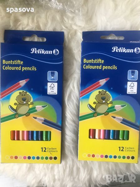 12 цветни молива Pelikan, снимка 1