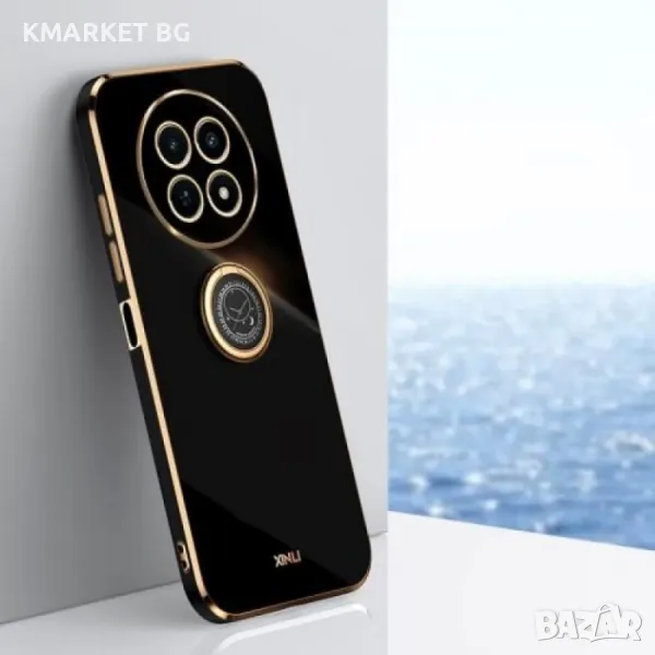 Realme 12 / 12x 5G Удароустойчив Ring Kickstand TPU Electroplating Калъф и Протектор, снимка 1