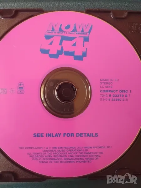 Now That's What I Call Music! 44 - матричен диск музика, снимка 1