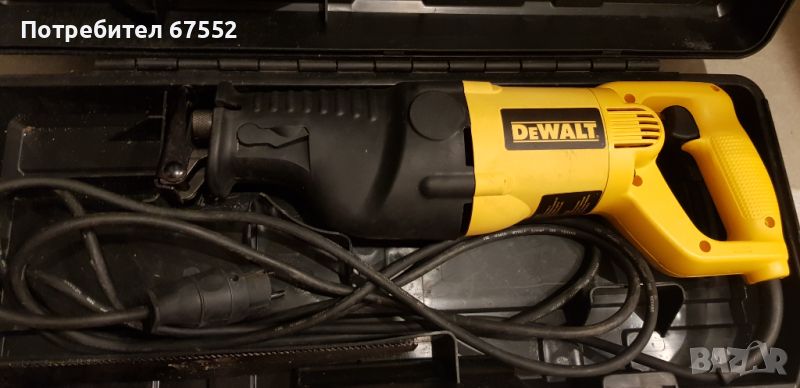 Продавам професионален саблен трион DeWalt DW310 КРАЙНА ЦЕНА!, снимка 1