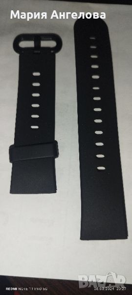 силиконова черна каишка за Redmi watch 2 lite , снимка 1