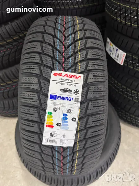 🛒Нови 🚗 Зимни ❄️ гуми 225/50R17 LASSA Snoways 4 98V XL, снимка 1