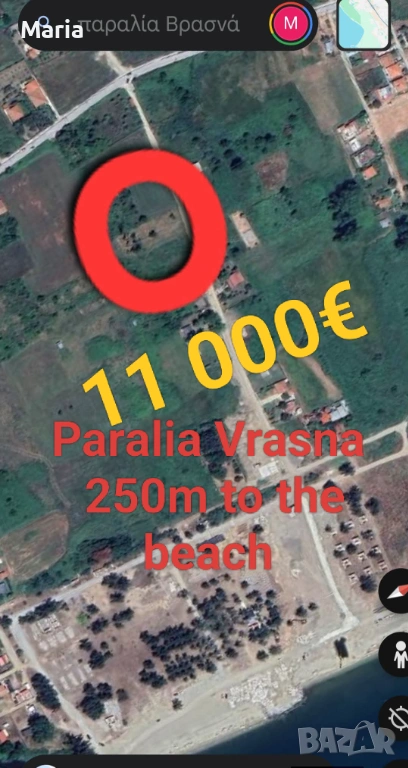 11000€ - Paralia Vrasna - Greece , снимка 1
