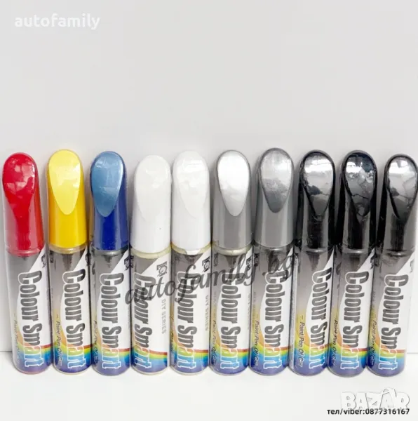 Коректор за автомобилна боя Volkswagen 10 цвята 12ml, снимка 1