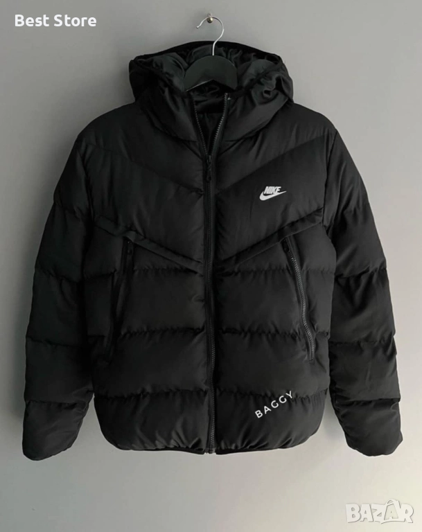 Nike Зимно Черно Мъжко Яке , снимка 1