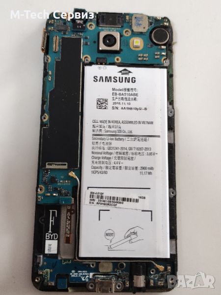 Samsung A5 2016 A510F части основна платка батерия камера бутони говорител рамка блок захранване звъ, снимка 1