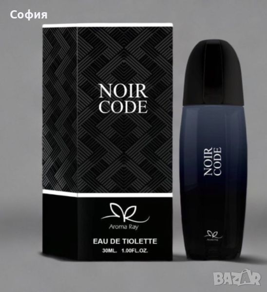 Тоалетна вода за мъже Noir Code Eau De Tiolette, снимка 1