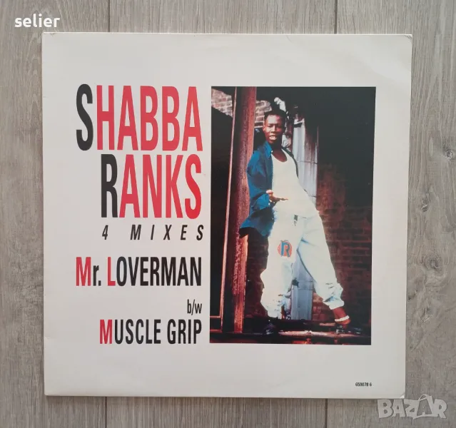 SHABBA RANKS -"MR.LOVERMAN" MAXI SINGLE Английско издание 1993г Отлично състояние на винила и обложк, снимка 1