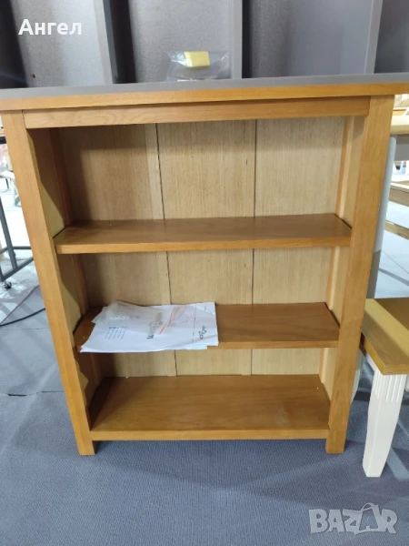 Дървен шкаф за книги нов внос от Англия , снимка 1