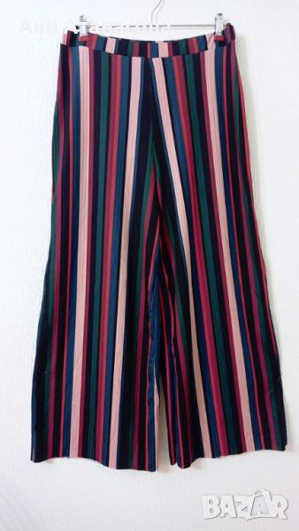 Нов еластичен панталон с широки крачоли  L/XL , снимка 1
