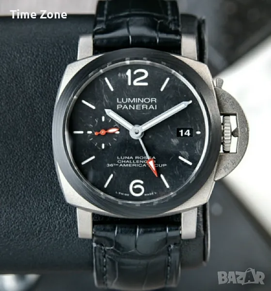 Panerai Luminor Luna Rossa GMT 42mm Titanium Black Dial Carbotech Automatic Различни Варианти, снимка 1