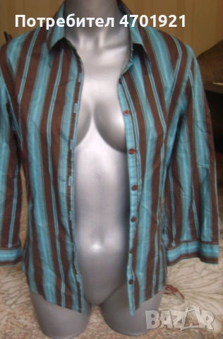 Дамска риза на райе, снимка 3 - Ризи - 53136865