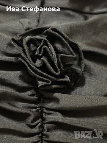 Нов черен класически цял бански 3D 3Д цветя роза , снимка 4 - Бански костюми - 41703733