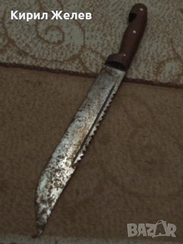 Голям стар нож 54278, снимка 16 - Антикварни и старинни предмети - 53637867