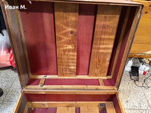 Немски транспортен сандък , снимка 11 - Антикварни и старинни предмети - 52814684