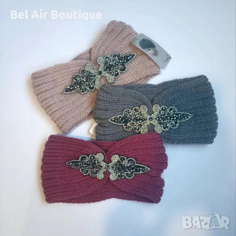 Лента за глава, зимни ленти за глава, снимка 2 - Шапки - 52213641