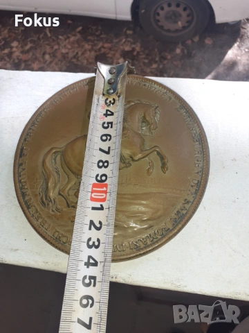 Стар голям английски плакет, снимка 7 - Антикварни и старинни предмети - 53307242