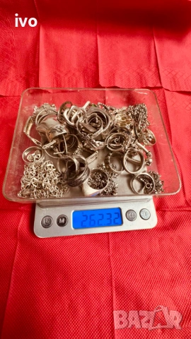 Сребърни бижута проба 925, 262 грама, снимка 8 - Обеци - 53134224
